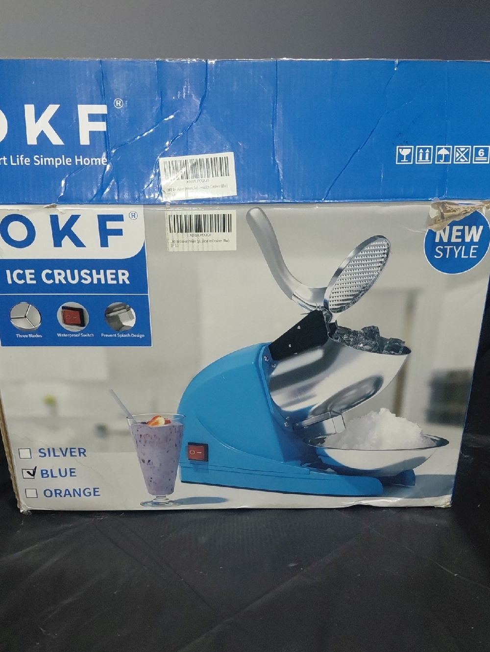 Blue Ice Crusher - Electric Home Shaver